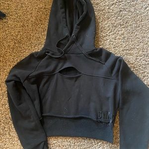 Gymshark Raw Edge Cropped Hoodie